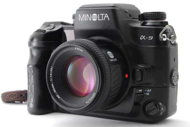 【MINT-】Minolta Alpha Dynax Maxxum α9 a9 Film Camera 50mm f/1.4 AF Lens JAPAN