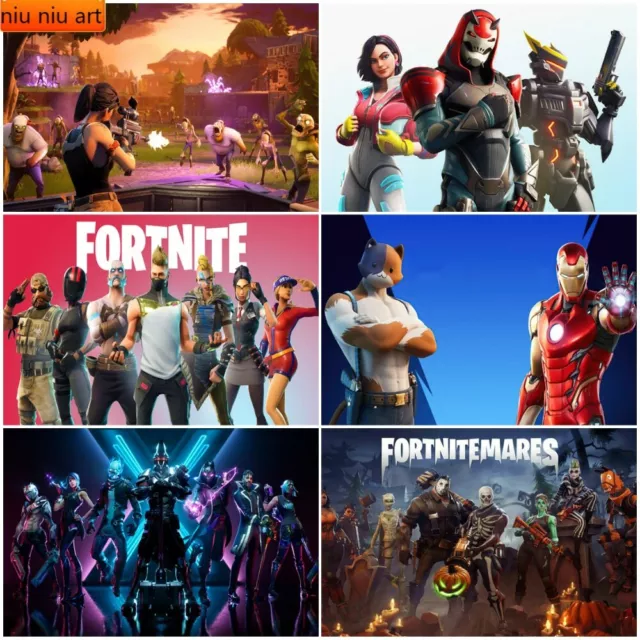 Full Diamond Painting disne Fortnite Anime Cross Stitch Kits Home DIY Decor