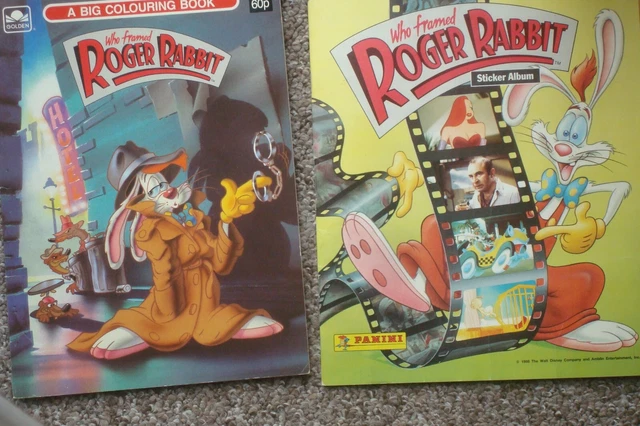 WHO FRAMED ROGER RABBIT -1988 - almost complete Panini Stickers ...
