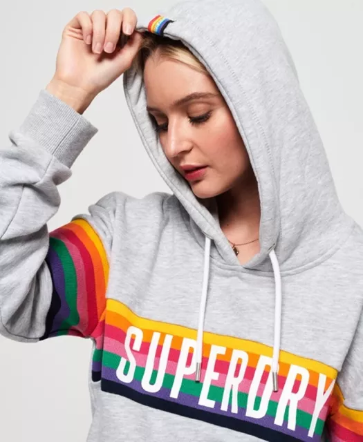 Women’s Sz 8 Superdry Carly Carnival Lite Hoodie 3