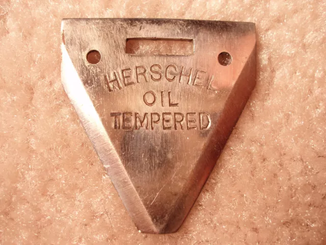 Herschel Mfg Co Oil Tempered Watch Fob HBE-2