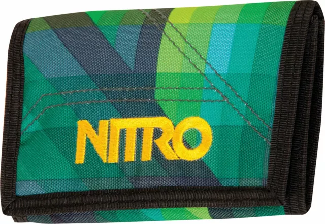 NITRO Daypacker Collection Wallet Geldbörse Geo Green Grün Blau Freizeit