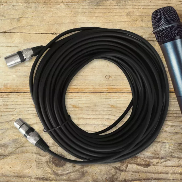 3-Pin XLR Balanced Microphone Cord Fully Balanced Male To Female (20)