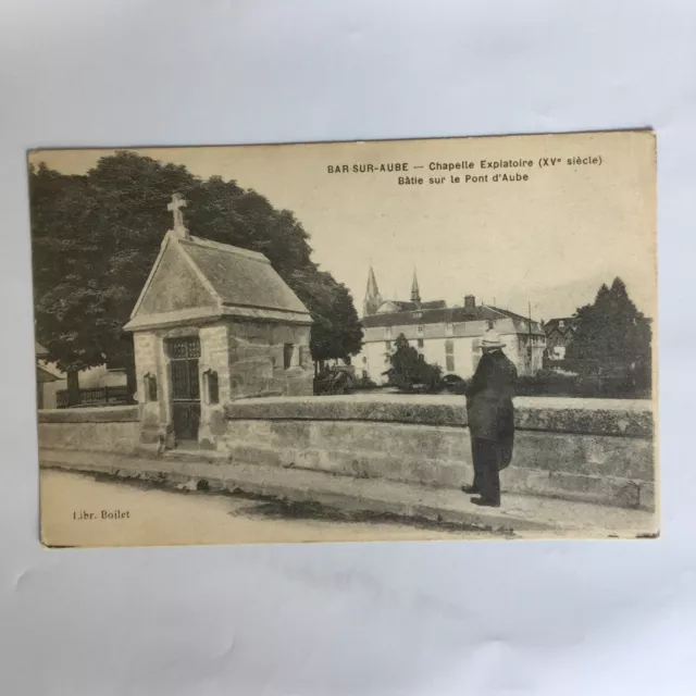 Bar Sur Aube Chapelle Expiatoire Bâtie Pont d'Aube France Carte Postale Postcard