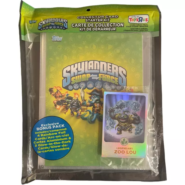 Skylanders Swap Force Topps Collector Trading Card Starter Kit ToysRUs Exclusive