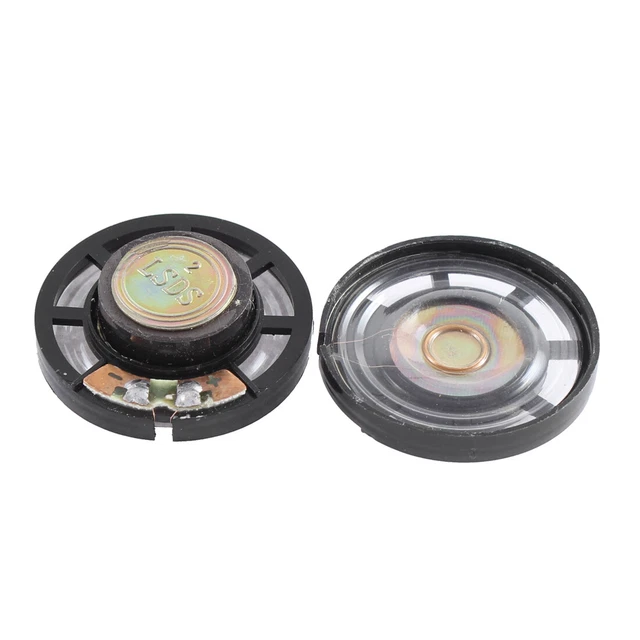 Lot De 4 Haut-parleurs Internes 0.5W 8 Ohm - 28 Mm De Diamètre - Pour Micro, Alarme, électronique - Neuf