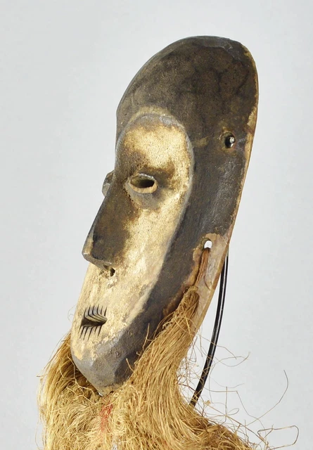Beautiful African Mask LEGA Lukwakongo  Cult of Bwami Congo  Drc Tribal Art 1511 3