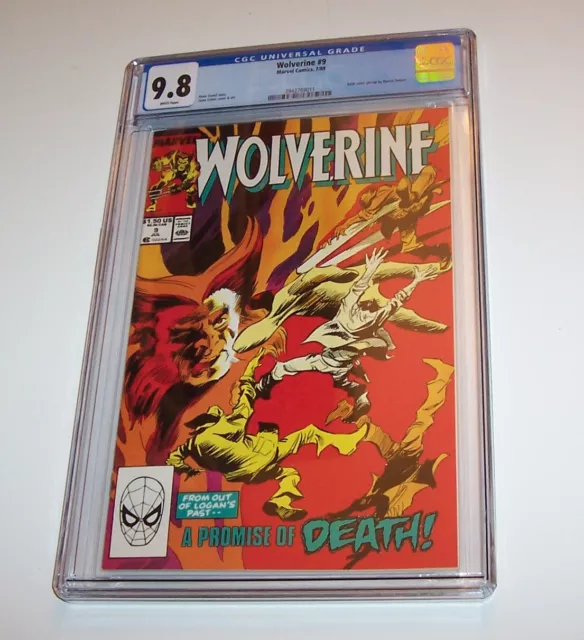 Wolverine #9 - Marvel 1989 Copper Age Issue - CGC NM/MT 9.8