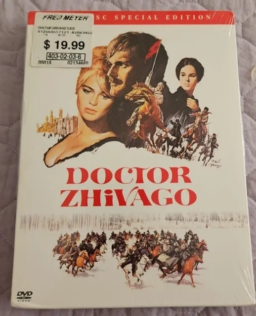 Doctor Zhivago (2001, 2 DVD Special Edition) Omar Sharif, Julie Christie NEW