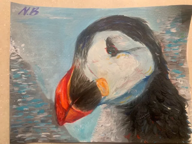 Alaskan girl inspired artist. Alaskan inspired paintings to be sold as a set.