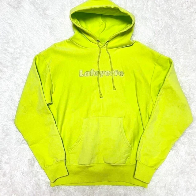 Lafayette Hoodie Fluorescent Yellow Box Hoodie Men's