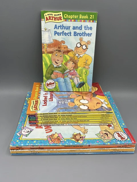 MARC BROWN ARTHUR Aardvark Figure Felt Flocked 5