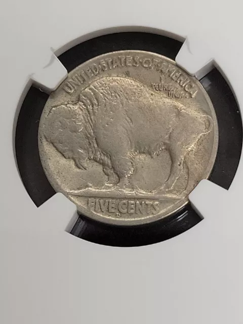 NGC AU58 1919 D Denver Buffalo Nickel 5C Five Cents Coin NICE 3