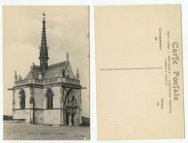 10195 - Chateau d'Amboise - La Chapelle - alte Ansichtskarte