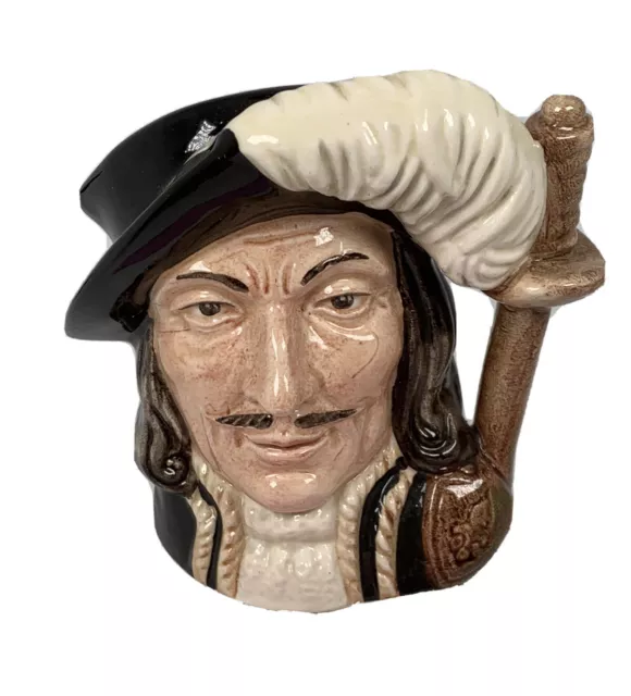 Royal Doulton Small Athos D6439 Toby Mug Three Musketeers