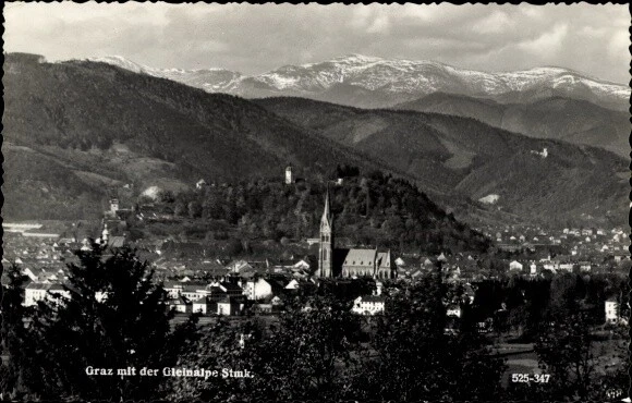 Ak Graz Steiermark, Panorama mit der Gleinalpe - 4111709