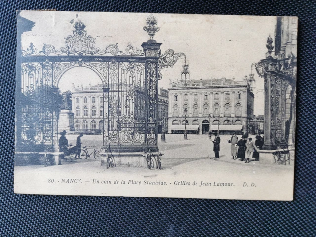 CPA 54 NANCY - One Corner of Place Stanislas - Jean Lamour Grids