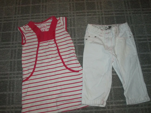 PACCHETTO GEORGE-ragazze età 4-5-6 articoli misti vestiti PANTALONI MULTI CROP SOLESS