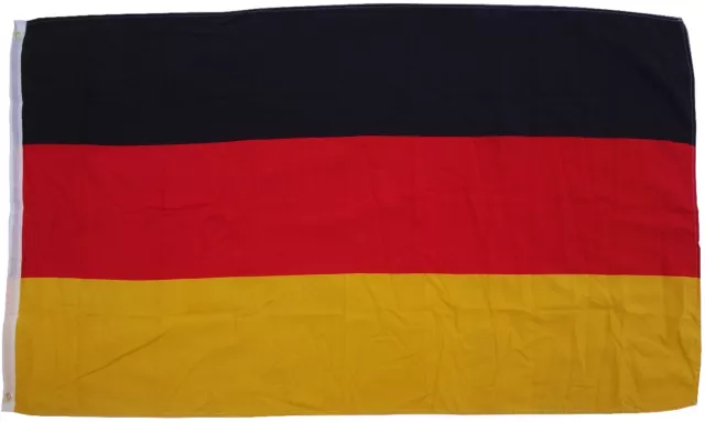 aricona Deutschland Flagge - Große Deutschland Flagge 250 cm mit Messin  online kaufen