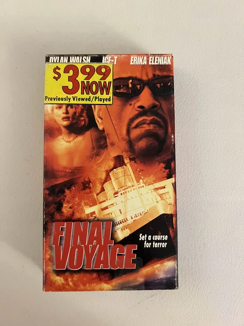 FINAL VOYAGE, SET a course for terror VHS Tape Movie Action