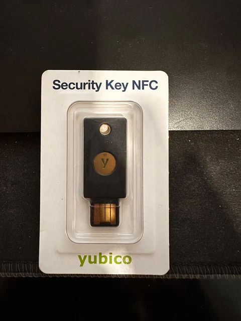 YUBICO YUBIKEY NFC USB-A Security Key Two-Factor authentication (2FA ...