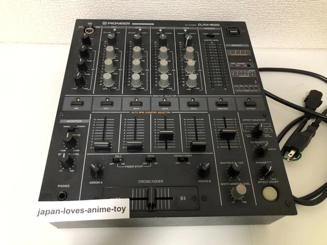 Pioneer DJM-500 4-Channel Performance Mixer DJ Mixer Model from JP Pioneer DJM-500 4-Channel Performance Mixer DJ Mixer Model from JP