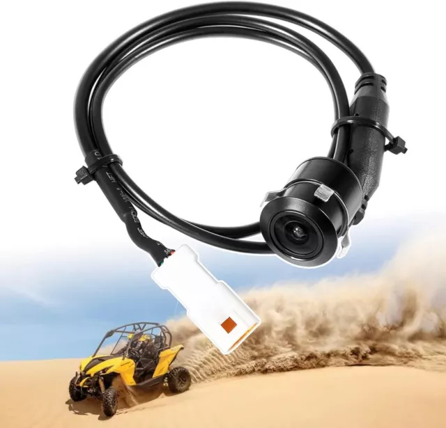 7" Ride Command Front Camera Plug and Play Wide-Angle Waterproof For Polaris RZR