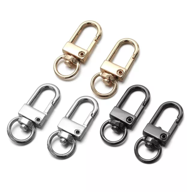 Ring DIY KeyChain Collar Carabiner Snap Lobster Clasp Bags Strap Buckles Hook