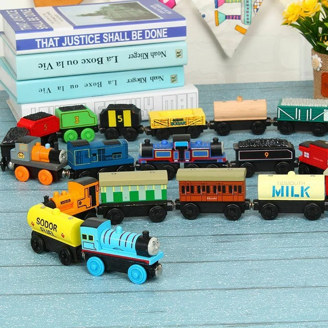 THE TANK ENGINE Take N Play Wooden Train Railway Cars