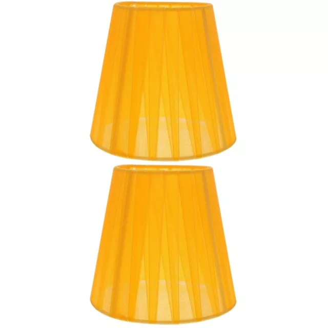 2pcs Small Lamp Shade Clip-on Vintage Lamp Shade Indoor Light Cover Gauze