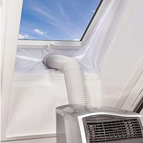 Queta Tissu de Calfeutrage Joint de Fenêtre pour Système de Climatiseur Mobil...