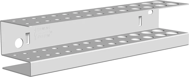 Element System 11413-00002 Support mèches/forets 188 x 40 x 40 mm Blanc