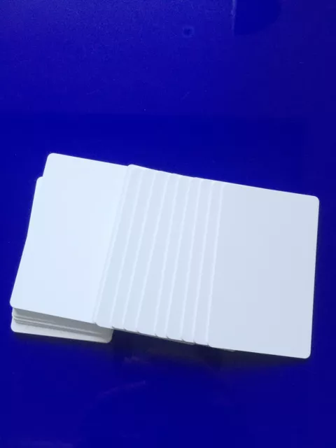 100PCS Blank Inkjet Printable PVC ID Card Credit Plastic CR80 for CANON Printer 2