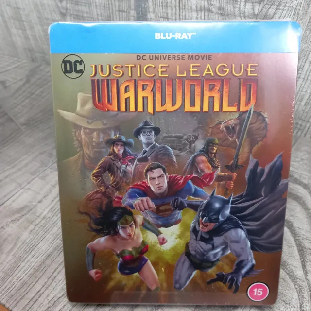 Justice League: Warworld Blu-Ray Steelbook Ausgabe Begrenzte 2023 Region B
