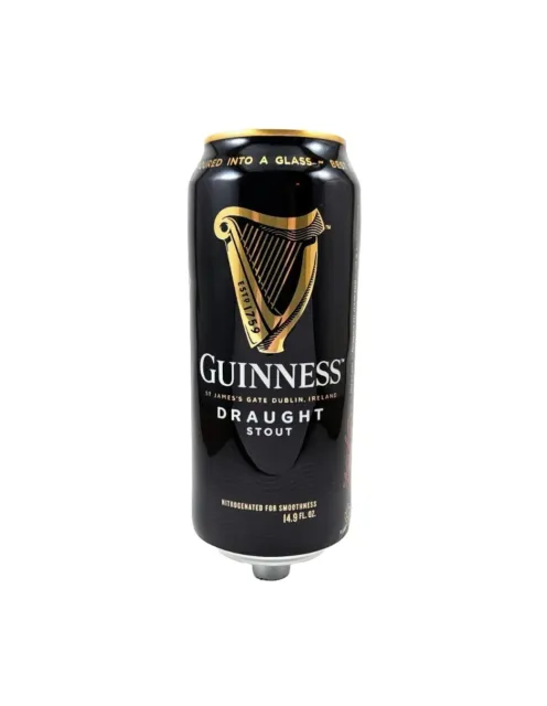 Guinness Beer Can tap handle. 3/8 Kegerator Faucet, Wedding, Bar Draft Marker.