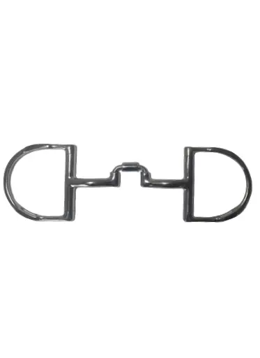 Myler Horse Bit Dee Hooks Stainless Steel Correctional Low Port Barrel MB27PB 5"