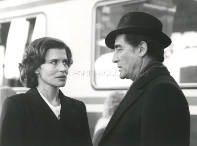 Fanny Ardant  Vittorio Gassman  Bienvenuta 1983 Vintage Photo Original #2