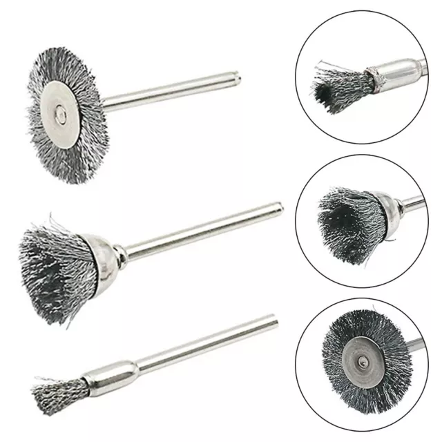 High Quality Stainless Steel Wire Brush Set for Polishing and Derusting
