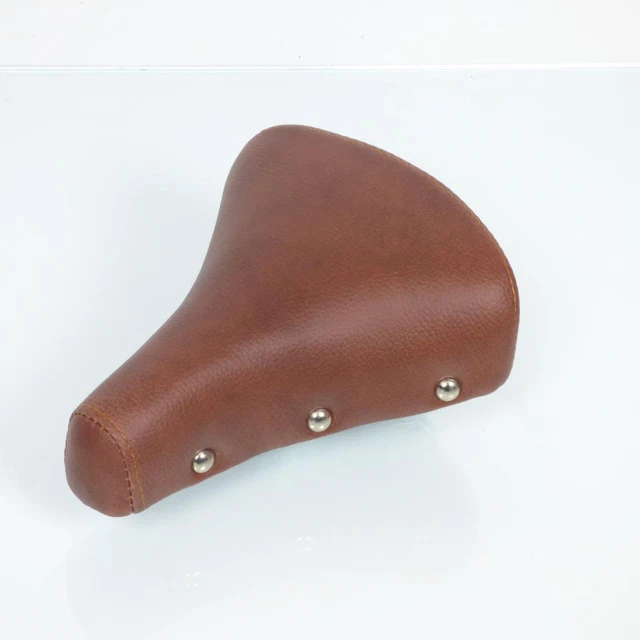 Selle en plastique marron vintage siège de vélo GEc