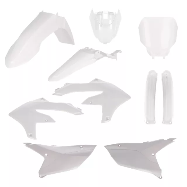 YAMAHA YZ250F 2024 YZ450F 2023 2024 White Plastics kit + Airbox + Fork