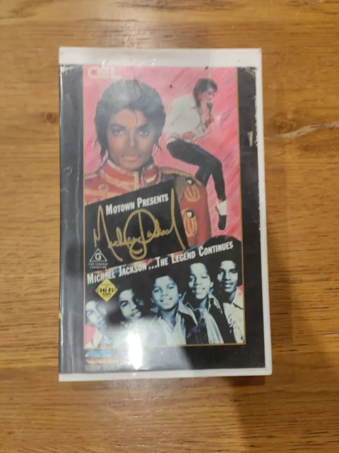 Motown Presents Michael Jackson The Legend Continues VHS Video