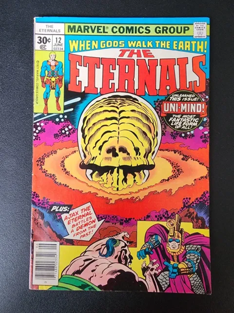 Marvel Marvel Comics The Eternals #12 June 1977 Jack Kirby 1st app Uni-Mind (b)