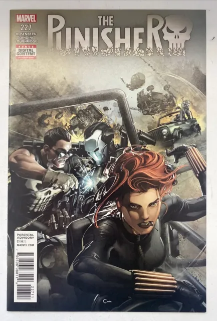 The Punisher #227 Marvel Comics (2018) 1st Print Clayton Crain War Machine NM