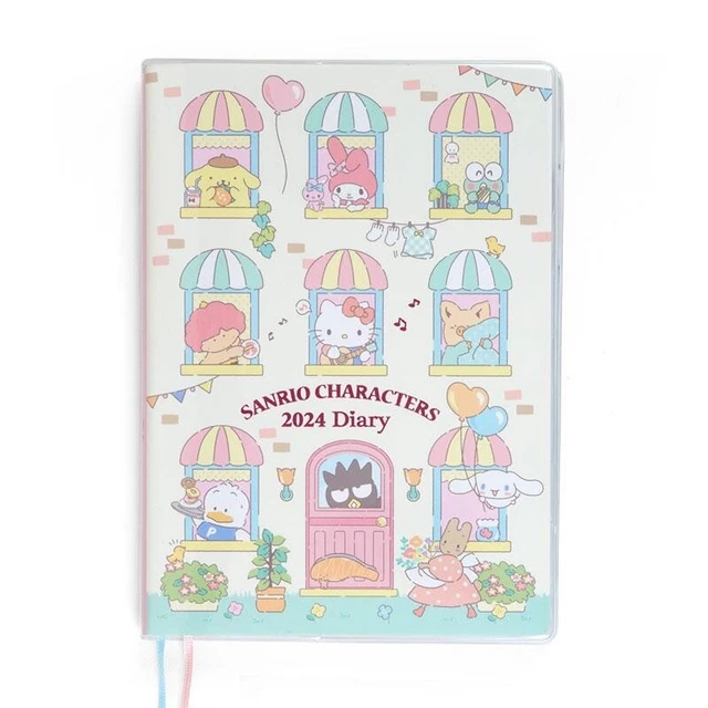 SANRIO CHARACTERS B6 Diary Planner 2025 Schedule Book Monthly 302800