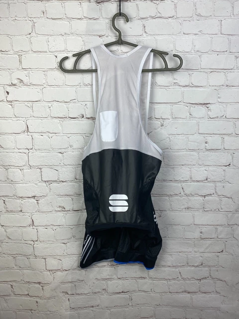 Cycling Pro Bib Shorts Bike Sportful Gruppetto Racing Padded Bicycling Black XL 2