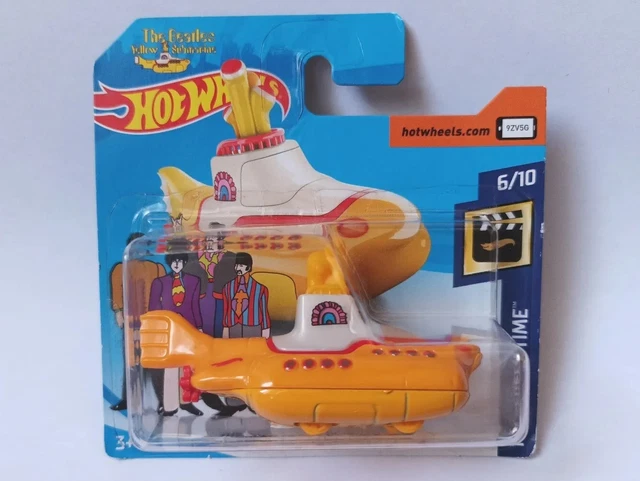 Hot Wheels 1:64 ©2015 #26 The Beatles Yellow Submarine gelb "Screen Time" OVP