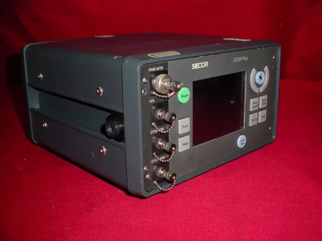 Siecor OTDR Plus Multitester c/w VFL Model 383-MD55-SD55 2