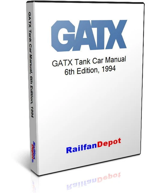GATX TANK CAR Manual - PDF on CD - RailfanDepot $42.10 - PicClick CA