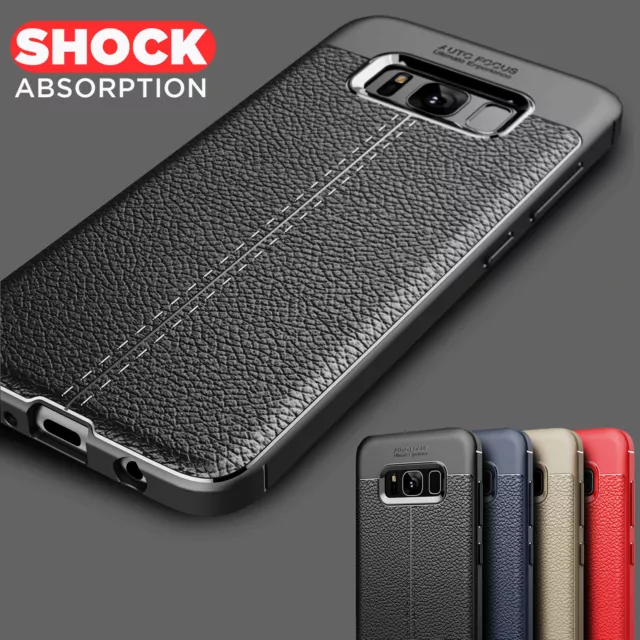 Case For Samsung Galaxy S6 S7 Edge S8 Plus S9 Shockproof Silicone Phone Cover