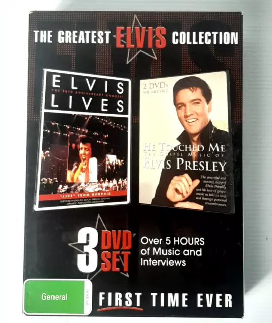 The Greatest Elvis Collection: Elvis Presley Lives & He Touched Me Vol 1 & 2 DVD